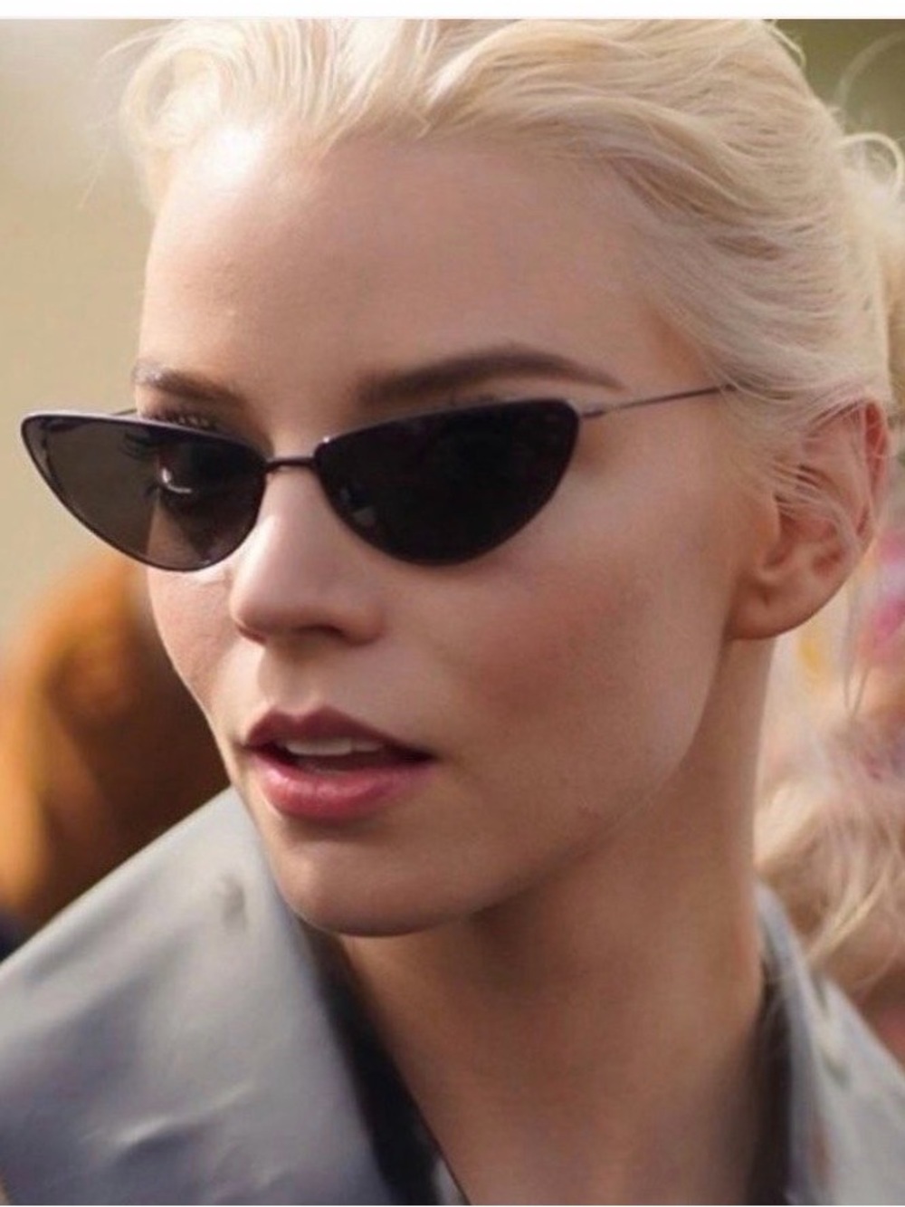 Dior Black Slim Cat-Eye Sunglasses for Women